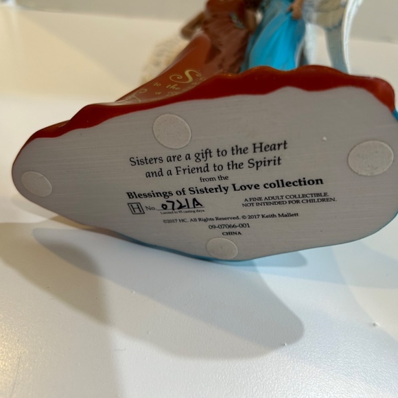 Keith Mallett Collectible from the "Blessings of Sisterly Love" Collection - Picture 3 of 3